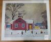 Print of AJ Casson's North York School House NAC 80/1750 With COA 24"by 20" [Group of Seven]