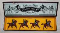 Britains ' Union Cavalry ' Toy Soldier Lead Miniatures in Box