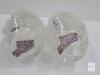 Hand Made Waldonia Pressed Glass & Art Deco Silverplate Salt Pepper Shaker Set with Tray - 4