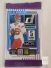 2025 Panini Donruss NFL Football Sealed Trading Card Wax Packs . Three (3) Sealed Packs - 2