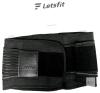 New Size LG Unisex Letsfit LF-IA01-M-BK Adjustable Waist Trainer Black Back Support Belt - 3