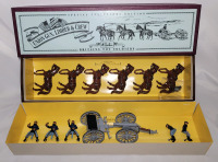 Britains ' Union Gun , Limber & Crew ' Toy Soldier Lead Miniatures in Box