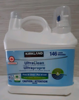 New, Kirkland Ultra Clean Laundry Detergent. Free & Clear 5.73 Litre 146 Loads