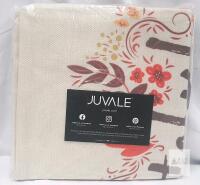 Juvale 72"x14" Fall Table Runner with "Thankful" Script and Leaf Design