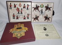 Britains ' 13th Hussars & The Royal Fusiliers ' Toy Soldier Lead Miniatures 15pc. Set