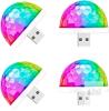 New 4-Pack Mini Disco Ball Sets, Colors & Lights Change With Audio