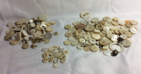 Vintage MOP Buttons Large Selection 1/4 tp 1.5 inches wide