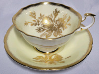 Vintage Paragon Cup & Saucer w/Gold Trim . Rings True