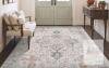 new Traditional Oriental Area Rug, 8x10 ft, Gray/Beige/Gold/Cream, Low Pile, Stain-Resistant - 3