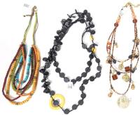 3 New Handmade Beaded Necklaces Made in India, Up to 44" Long, $71 Retail Value!