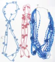 3 New Handmade Necklaces Made in India, Up to 44" Long, $50 Retail Value!