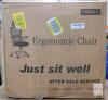 new TRALT YQ005-1 Ergonomic Office Chair, Mesh Back, Adjustable Armrests, Black, 300 lb Capacity - 3