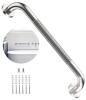 Munzong 16" Stainless Steel Shower Grab Bar, Brushed Finish, 500 lbs Capacity
