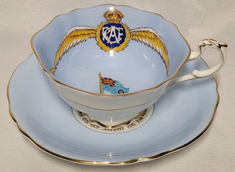 Vintage Paragon Double Warrant ' British RAF ' Cup & Saucer