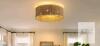 Boho Rattan Caged Flush Mount Ceiling Fan, 18.31" Diameter, Integrated Light, X004UE8ZTV - 4