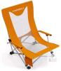 SUPERRELLA Folding Camping Chair, 400 lb Capacity, 7 lb Weight, Aluminum Frame, Orange, Carry Bag new