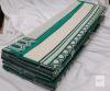 New White / Green w/Flowers Reversible Plastic Outdoor Patio Mat , 9ft&times;12ft . - 4