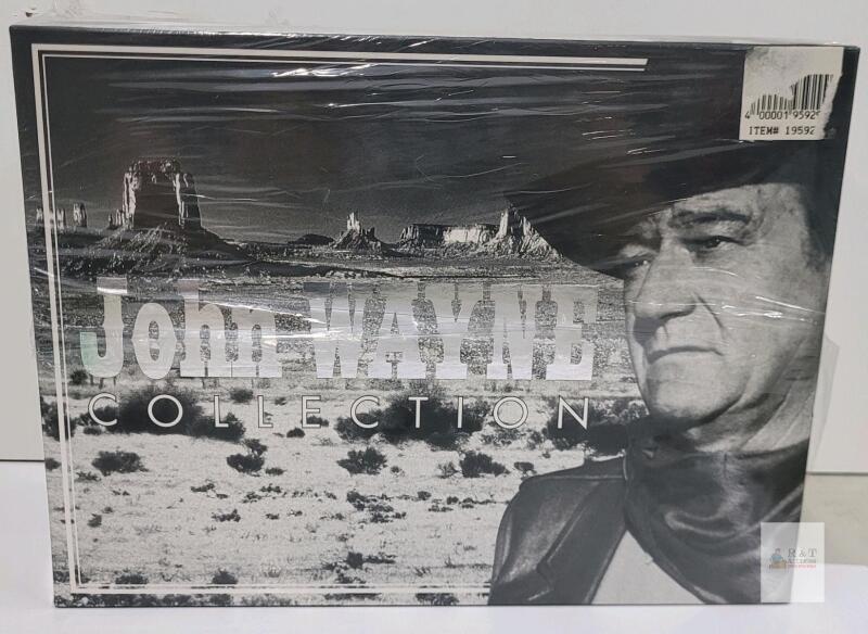 John Wayne Collection 10 VHS Box Set | Madacy Music Group | 10 Classic Western Films | Sealed