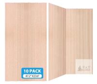 Acoustic Wall Panels 10-Pack, 47.2" x 23.6", Cinnamon Color, High-Density Polyester Felt new