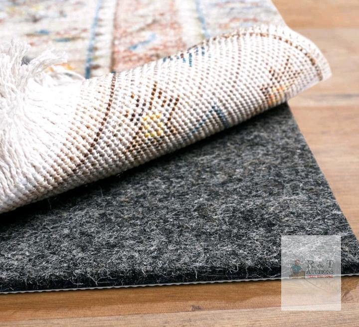 BAGAIL 8'x10' Dual Surface Felt and Natural Rubber Non-Slip Rug Pad, 1/8" Thick