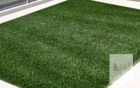 Artificial Grass Rug, 72"x84" Pile Height, Polyethylene Fibers, UV Resistant