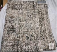 Vintage Distressed Machine Washable 6'x9' Area Rug, Rectangular, OEKO-TEX Certified