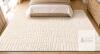 new Cream 8x10 FT OEKO-TEX Washable Area Rug, Non-Slip, Soft Polyester, Modern Tufted Pattern, VSIWB - 4