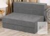 Convertible Chair Bed, Dark Grey, 39"x76", Tri-Fold Design, High-Density Foam new - 2