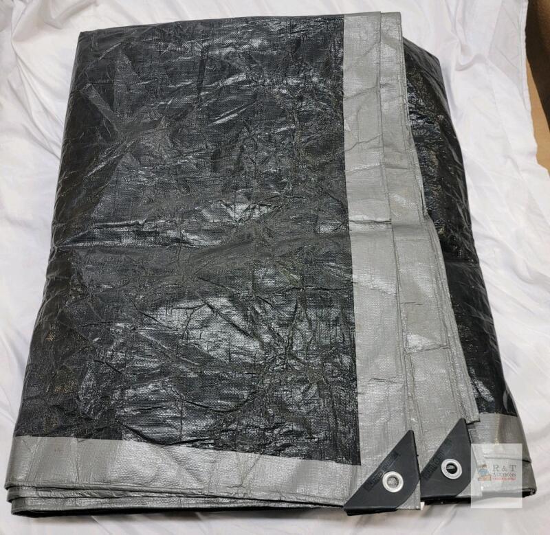 GUARD SHIELD 20ft&times;20ft Heavy Duty Tarp - Silver/Black