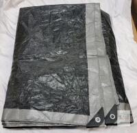 GUARD SHIELD 20ft&times;20ft Heavy Duty Tarp - Silver/Black