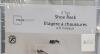 Mainstays 6-Tier Shoe Rack, White, Holds Up to 12 Pairs, No Tools Required Assembly new - 2