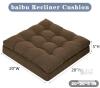 Baibu Recliner Cushion, 20"x20"x5", Dual-Layer Foam, Non-Slip Bottom, Removable Cover - 2