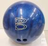 Brunswick 14.06lb Target Zone Blue Pearl Bowling Ball w/Box - 2