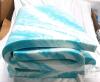 Queen Size 3" Gel-Infused Memory Foam Mattress Topper, Cooling, Blue & White Swirl - 3