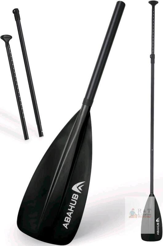 Abahub 3-Piece Adjustable SUP Paddle, 68"-84" Aluminum Shaft, 102 sq in Blade