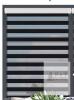 LUCKUP Cordless Zebra Roller Blind 33"x72" , Black , Day & Night, Inside/Outside Mount - 2