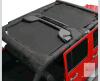 NEW Jeep Wrangler JK/JL 4-Door Sunshade Mesh Top Cover Black, 2-Piece Set, Fits 2007-2023, UV Resistant