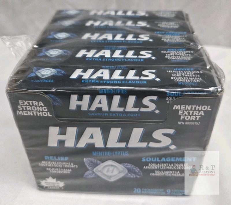New Halls Extra Strong Menthol 20 Pack (Exp 2027 Dec 04)