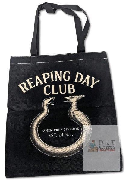 New Hunger Games " Reaping Day Club " Tote Bag, Double Sided Print, 13.5" &times; 15.5"