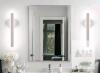 new Aipsun 1718-Nickel-2P Brushed Nickel LED Wall Sconce Set of 2 with 5 CCT Selectable - 2