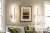 new Aipsun 1718-Nickel-2P Brushed Nickel LED Wall Sconce Set of 2 with 5 CCT Selectable - 3