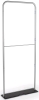 38"&times;89" Aluminum Banner Display Stand with Carry Case - pre-owned