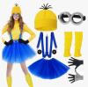 new Adult Minion Costume Set, Small, Complete with Hat, Goggles, Tutu, Suspenders, Gloves, Leg Warmers, F0366-YW