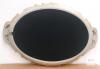Ornate Gold Oval Wall Mirror, Rococo Revival Style, 40"x22", Decorative Floral Frame - 2