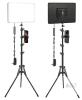 Icceue 2-Pack 12" LED Video Light Kit, 72" Tripods, Dual Phone Holders, Dimmable, AC Powered new