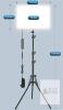 Icceue 2-Pack 12" LED Video Light Kit, 72" Tripods, Dual Phone Holders, Dimmable, AC Powered new - 2