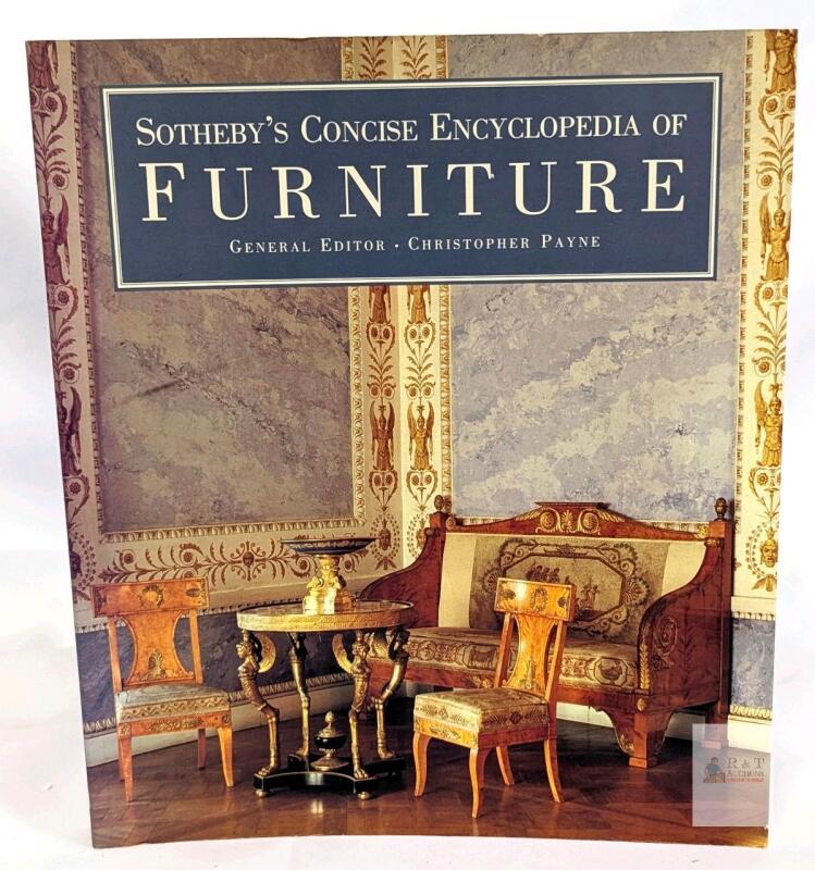 Vintage Paperback Book : Sotheby's Concise Encyclopedia Of Furniture - General Editor Christopher Payne, In Very Good Condition