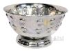 Funky Skull-Bedecked Lightweight Metal Fruit / Candy Bowl 11.2" Diameter &times; 6.25" Tall