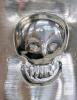Funky Skull-Bedecked Lightweight Metal Fruit / Candy Bowl 11.2" Diameter &times; 6.25" Tall - 2