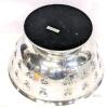 Funky Skull-Bedecked Lightweight Metal Fruit / Candy Bowl 11.2" Diameter &times; 6.25" Tall - 3